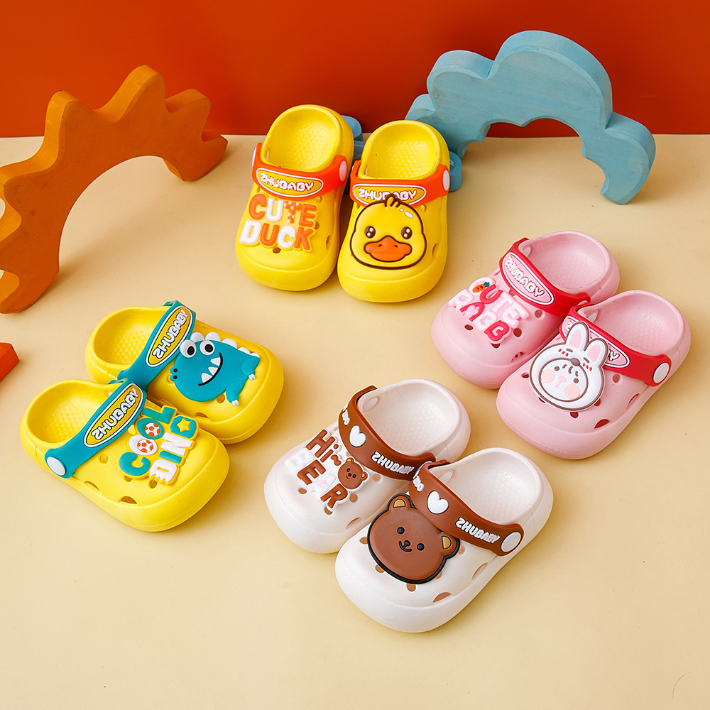 Non-Slip Children's Slippers Summer Boys Girls Sandals Girl Child Baby Hole Shoes Wholesale Children's Cartoon