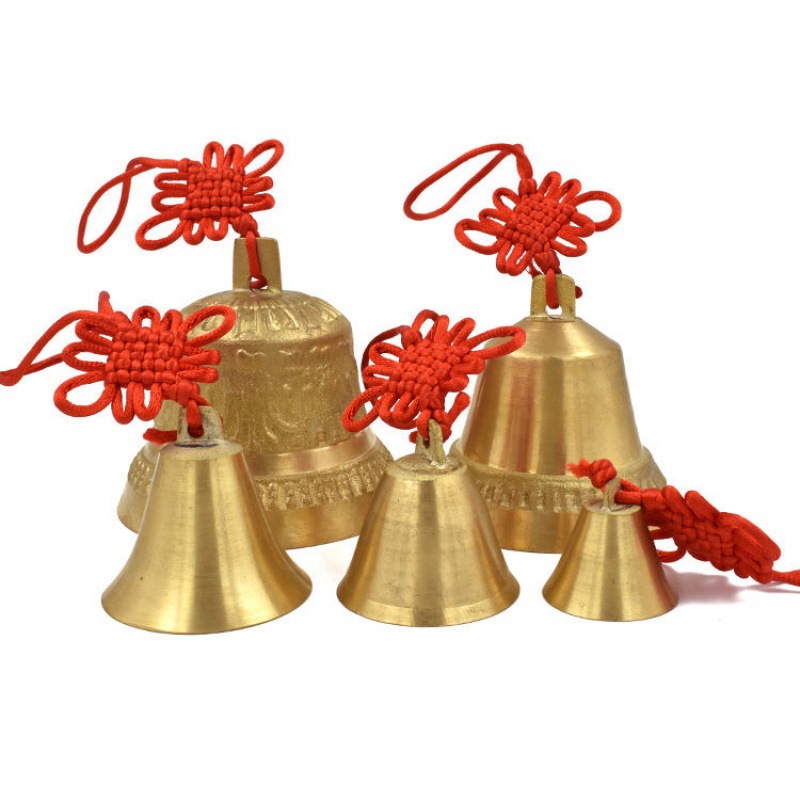 铜铃铛响特响大音量铜挂件风铃门铃铛门挂大铃铛小铃铛挂饰速卖通