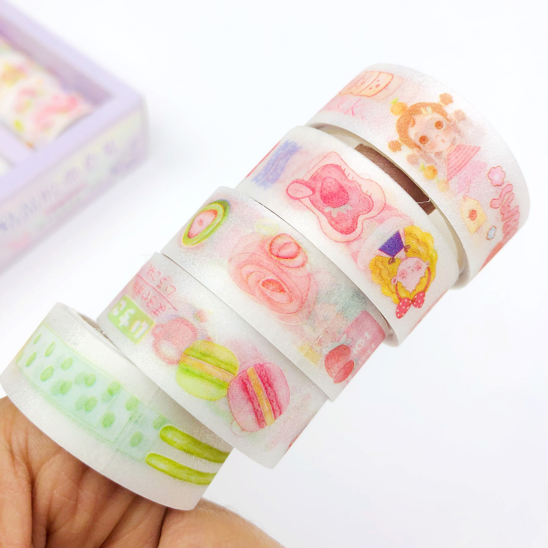 趣味贴纸胶带手账礼盒清新少女心学生手帐日记手工diy装饰套装