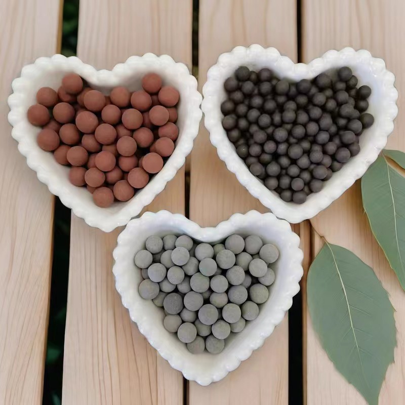 彩色陶粒绿植无土栽培远红外陶瓷球托玛琳球麦饭石颗粒-阿里巴巴