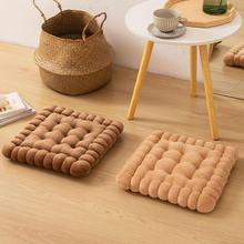 纯色牛奶绒饼干方垫家居装饰座椅垫客厅沙发短毛绒地板垫子飘窗垫