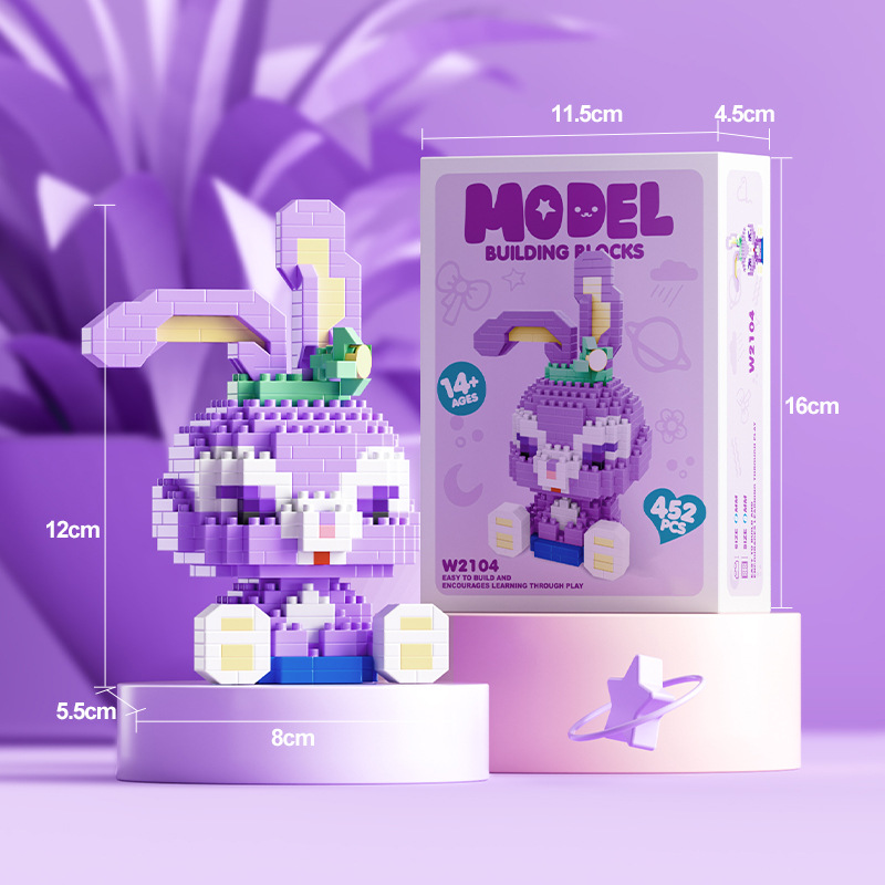 Compatible LEGO cartoon Jupiter Delo microparticle building blocks for men and women children educational toys small box assembly wholesale 43 Specification drawing