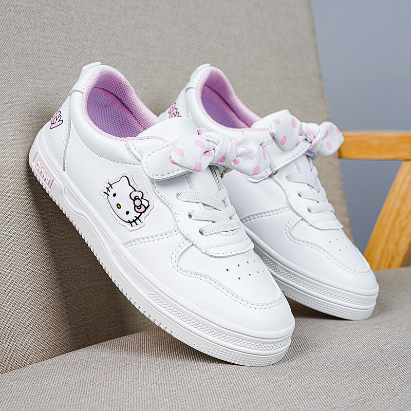 女孩白板鞋亲肤舒适2021秋冬新款小学生中学生搭校服女生鞋子轻便