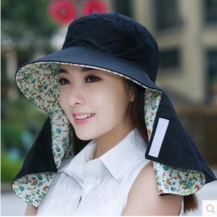 Summer Women's Sun Protection Cycling Hat Outdoor Uv Protection Foldable Electric Car Hat Sun Hat