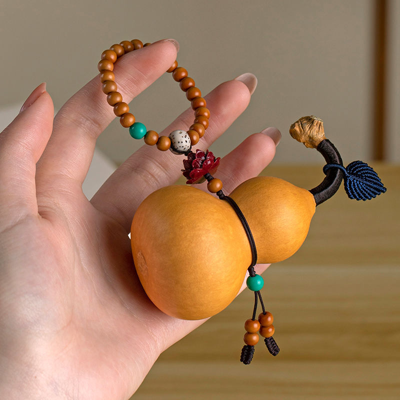 思怀天然手捻文玩葫芦把玩随身便携手把件创意包包挂饰送礼工艺品