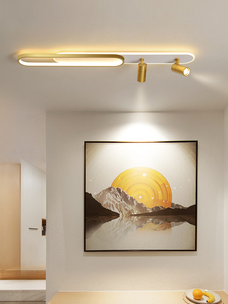 创意个性长条射灯客厅背景墙沙发照射画框走廊玄关书房新款卧室灯