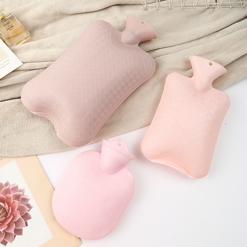 PVC Hot Water Bag Water Injection Type Hot-Water Bag Hand Warmer Thickened Anti-Cartoon Heating Pad Warm Waist Hot Compress Palace Belly