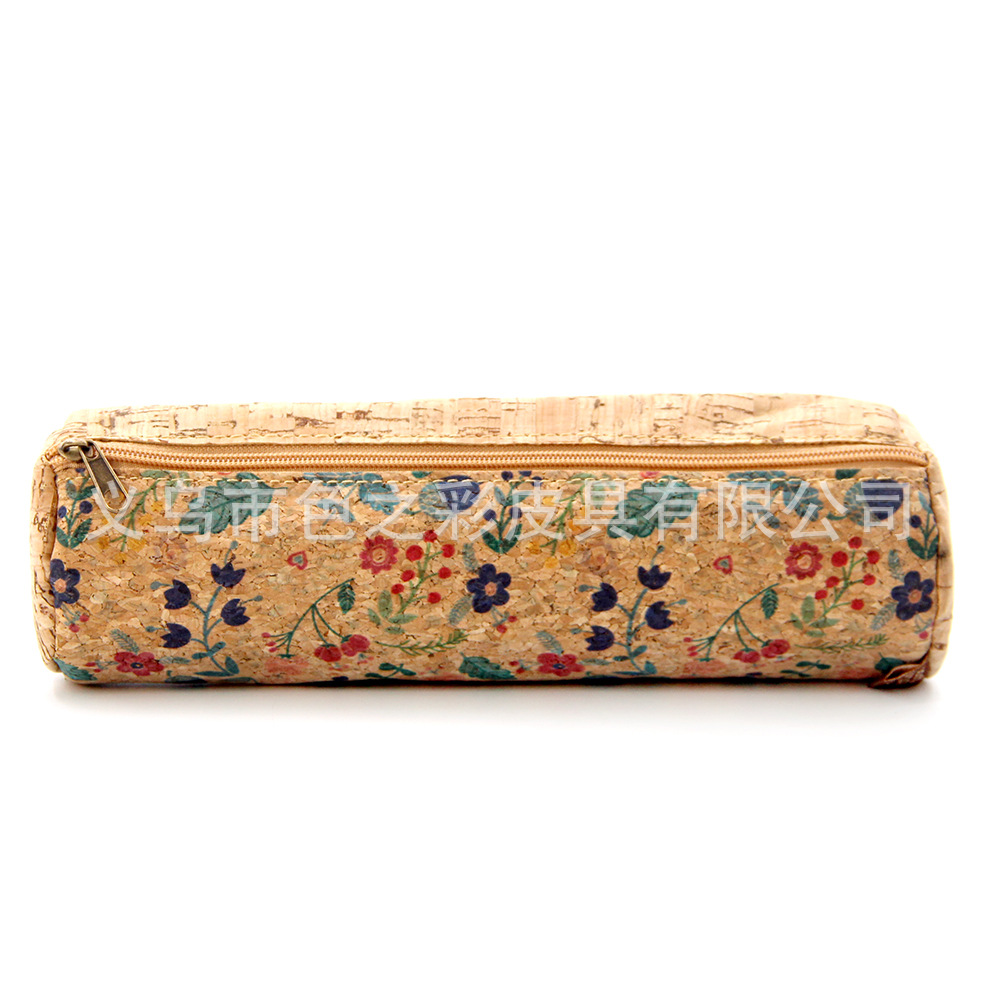 软木铅笔袋葡萄牙化妆包定制图案笔盒收纳袋工厂直销西班牙零钱包