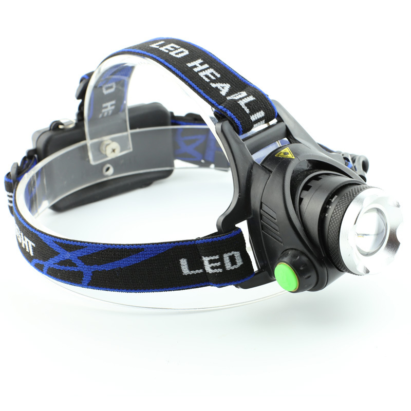 夜火变焦 超亮头灯强光充电远射照明灯珠led t6 露营户外头戴式