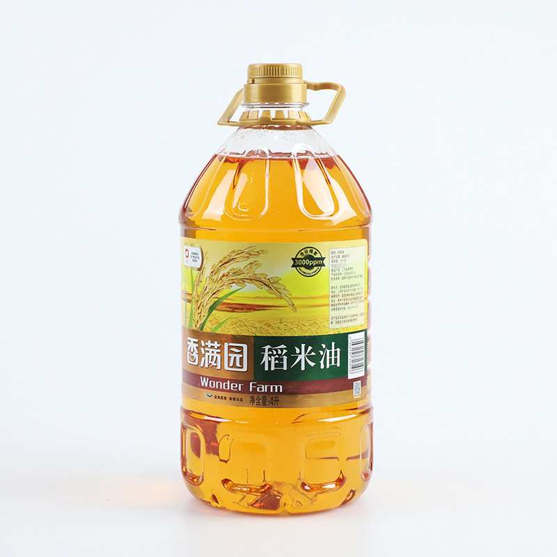 4l香满园稻米油宿舍野餐露营烧烤油食用油家用食用油厨房烹饪油