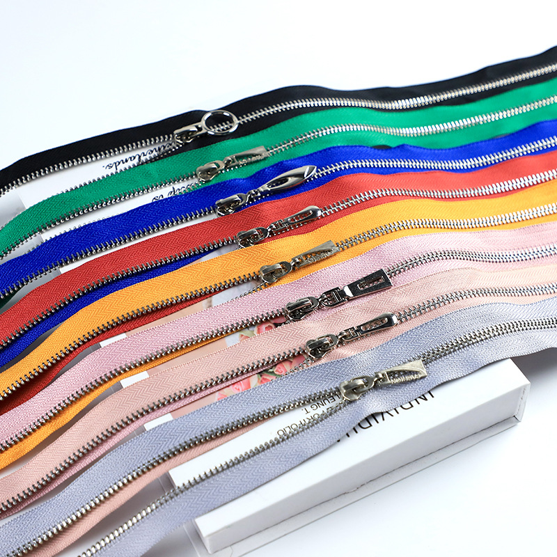 no. 3， no. 5， no. 8 metal zipper customization source factory customization