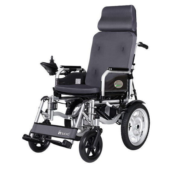 英洛华电动轮椅 高靠背可躺智能全自动电动折叠老年人四轮电动车