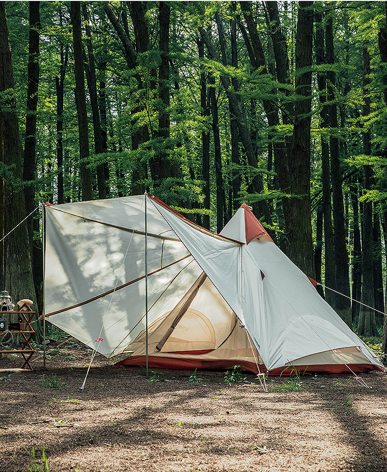 探险者印第安沙滩帐篷金字塔户外营地轻奢野餐露营尖顶帐篷防暴雨