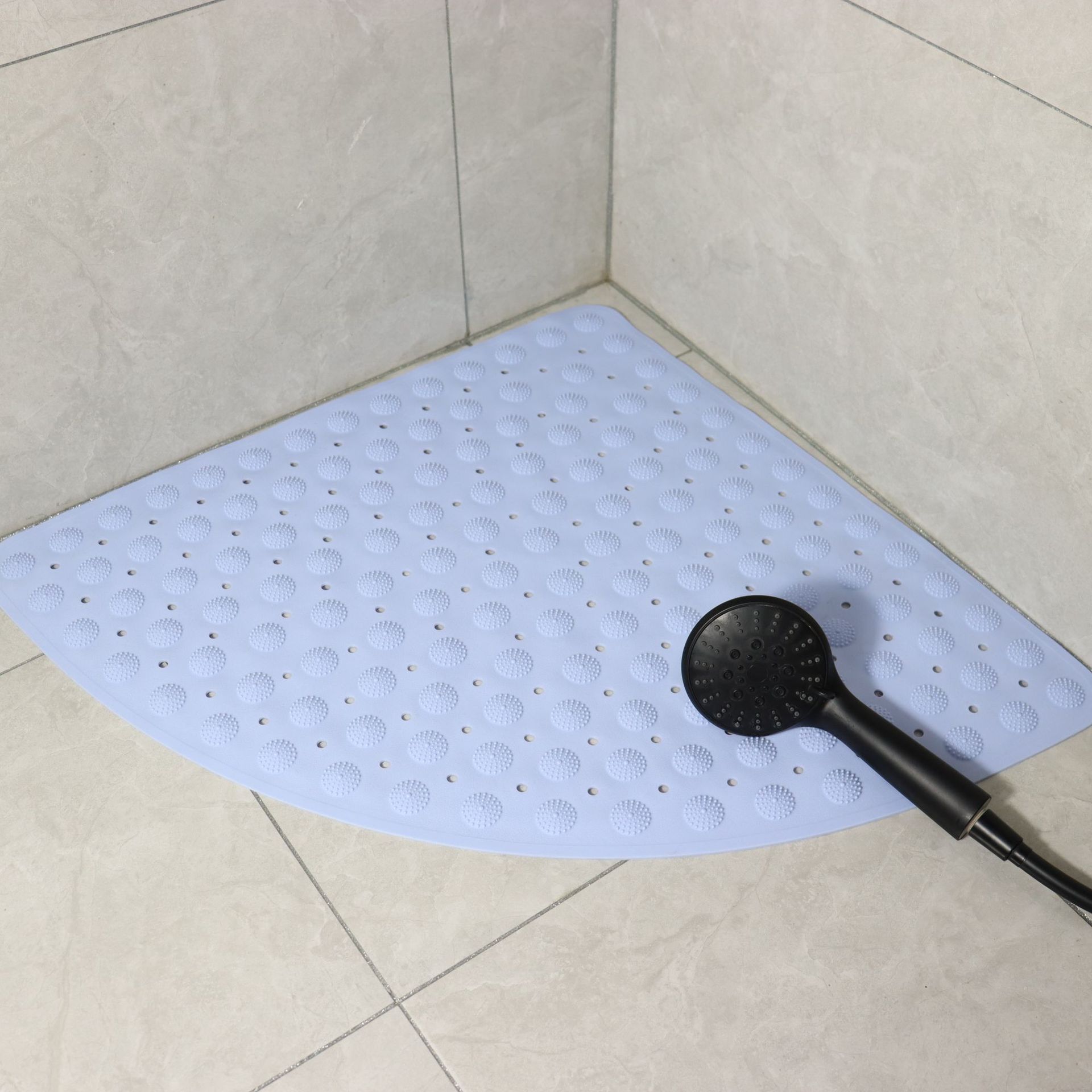 超大号扇形浴室防滑垫洗澡冲凉脚垫酒店卫生间洗手间淋浴房地垫