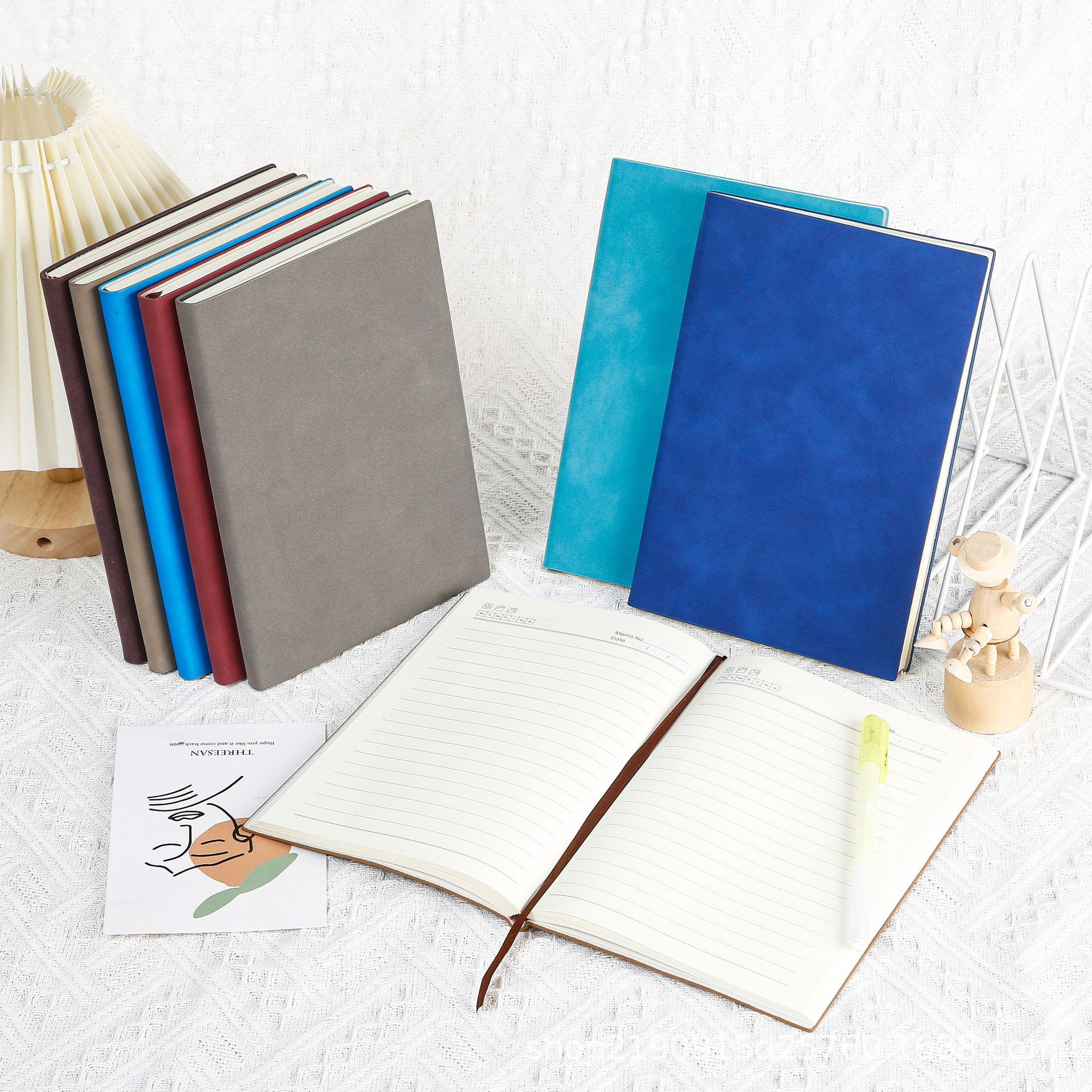 现货经典a5a6b5软皮pu笔记本 商务会议记事本 学习办公日记本