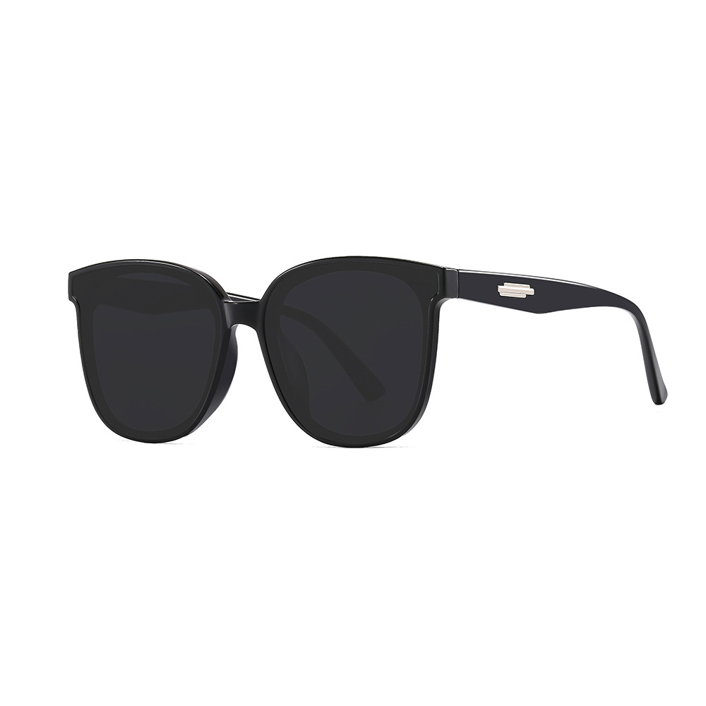 New Gm Sunglasses Women's High-Grade Big Face Slimming Sunglasses Women's Summer Sun Protection Uv Driving Polarized Glasses Men