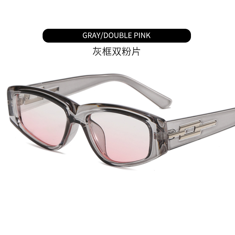  Small Square Box Sunglasses Candy-Colored Sunglasses Trendy Disco Sun Glasses Ins