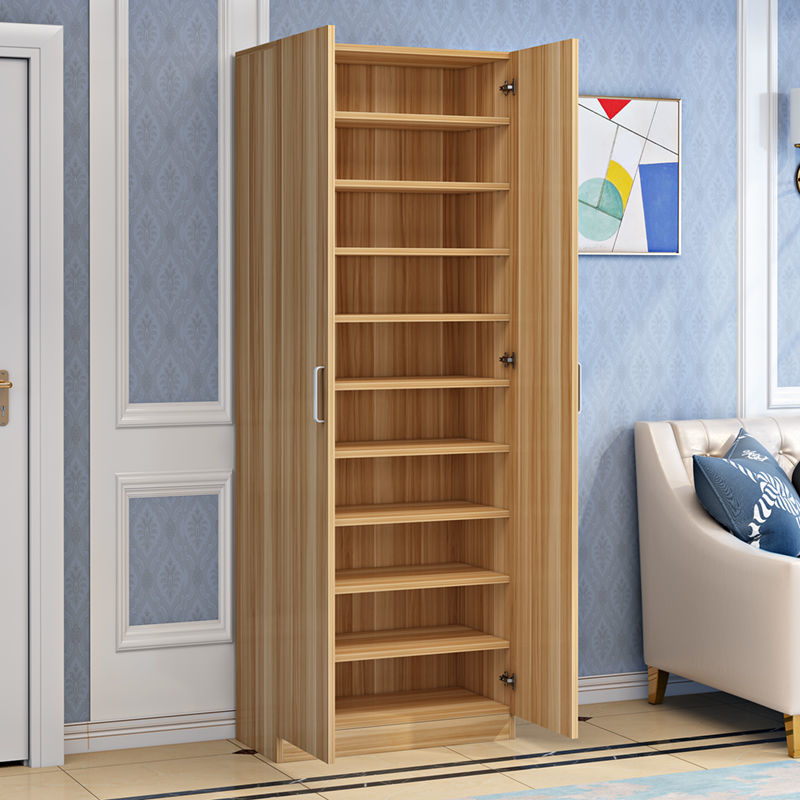 超薄鞋柜现代简约家用门口大容量实木鞋橱收纳多功能门厅柜阳台柜