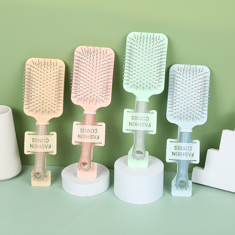 hot sale multi-style square massage comb scalp massage comb abs cleaning air cushion comb fashion tangle teezer