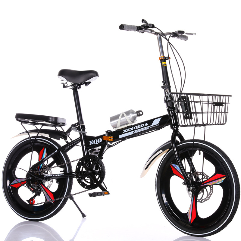 折叠自行车超轻成年女轻便学生大人男士上班骑便携后备箱小型单车