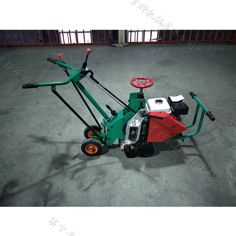 汽油铲草皮机 园林机械百慕大草坪起草机 手扶随进式铲草机