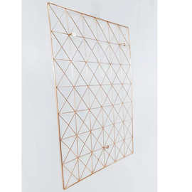 平面方形铁线工艺品 铁艺壁饰挂饰焊接加工 铁丝打圈折弯加工