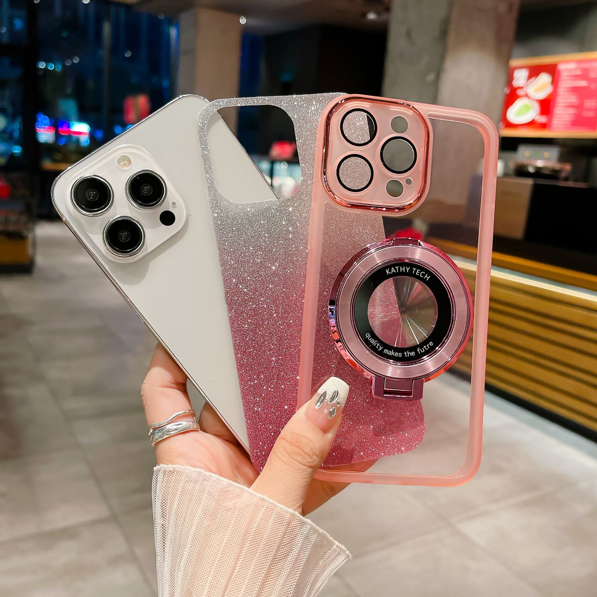 08 kg品牌kxliu款式软壳 二合一 全包 纯色材质tpu流行元素卡通工艺