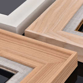 实木简约油画框装裱外框条画框尺寸40*50*60相框裱框整框挂墙批发