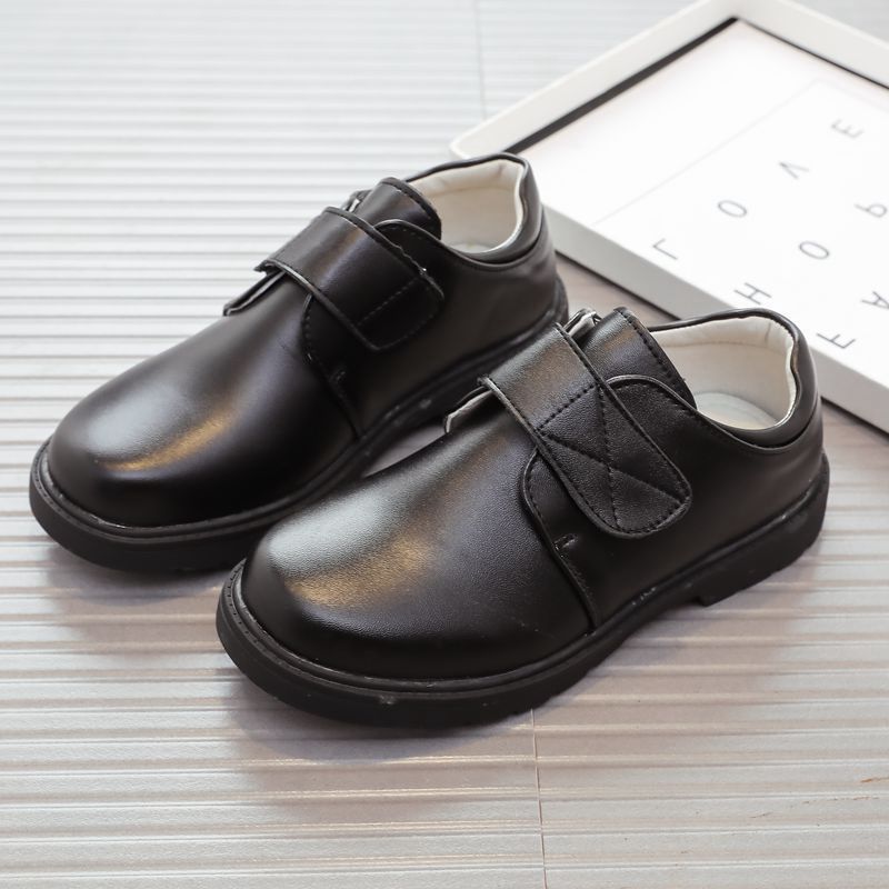 男童英伦黑色皮鞋儿童演出学生中大童学生男鞋春秋款-阿里巴巴