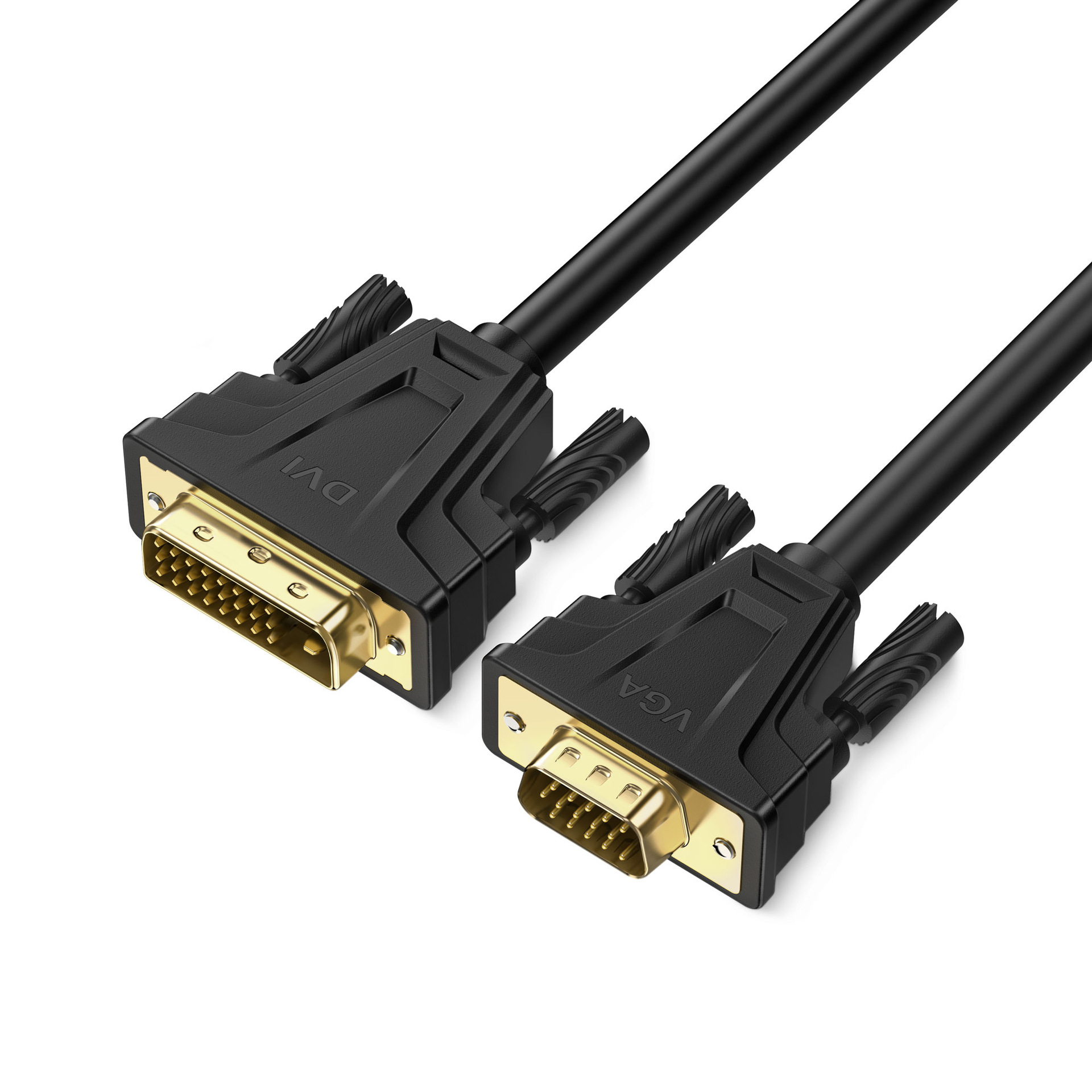 dvi转vga连接线 dvi to vga 电脑显卡24 1 dvi-d接口 镀锡铜芯