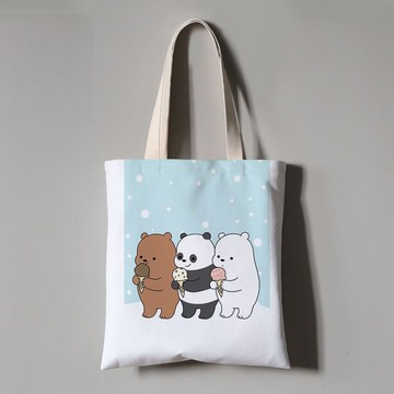 diy手绘帆布袋环保手提袋儿童绘画涂鸦涂色美术创意手工材料包