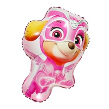 新款汪汪队立功威力超能狗狗 阿奇天天毛毛小砾 狗狗卡通铝膜气球