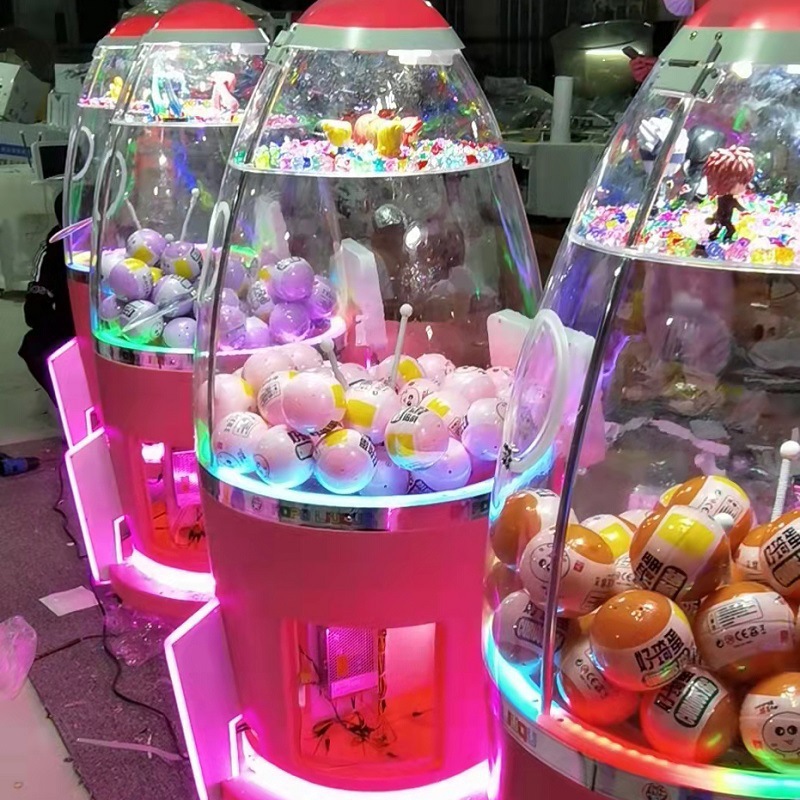 批发双层大型元子弹扭蛋机儿童乐园设备扫码支付扭蛋机胶囊礼品机