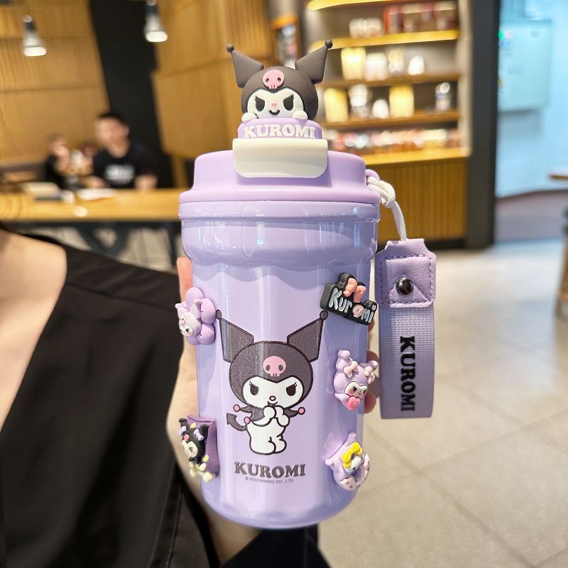 2023 New Sanrio Pacha Dog 316 Stainless Steel Vacuum Cup Girl's High-Looking Portable Coffee Water Cup