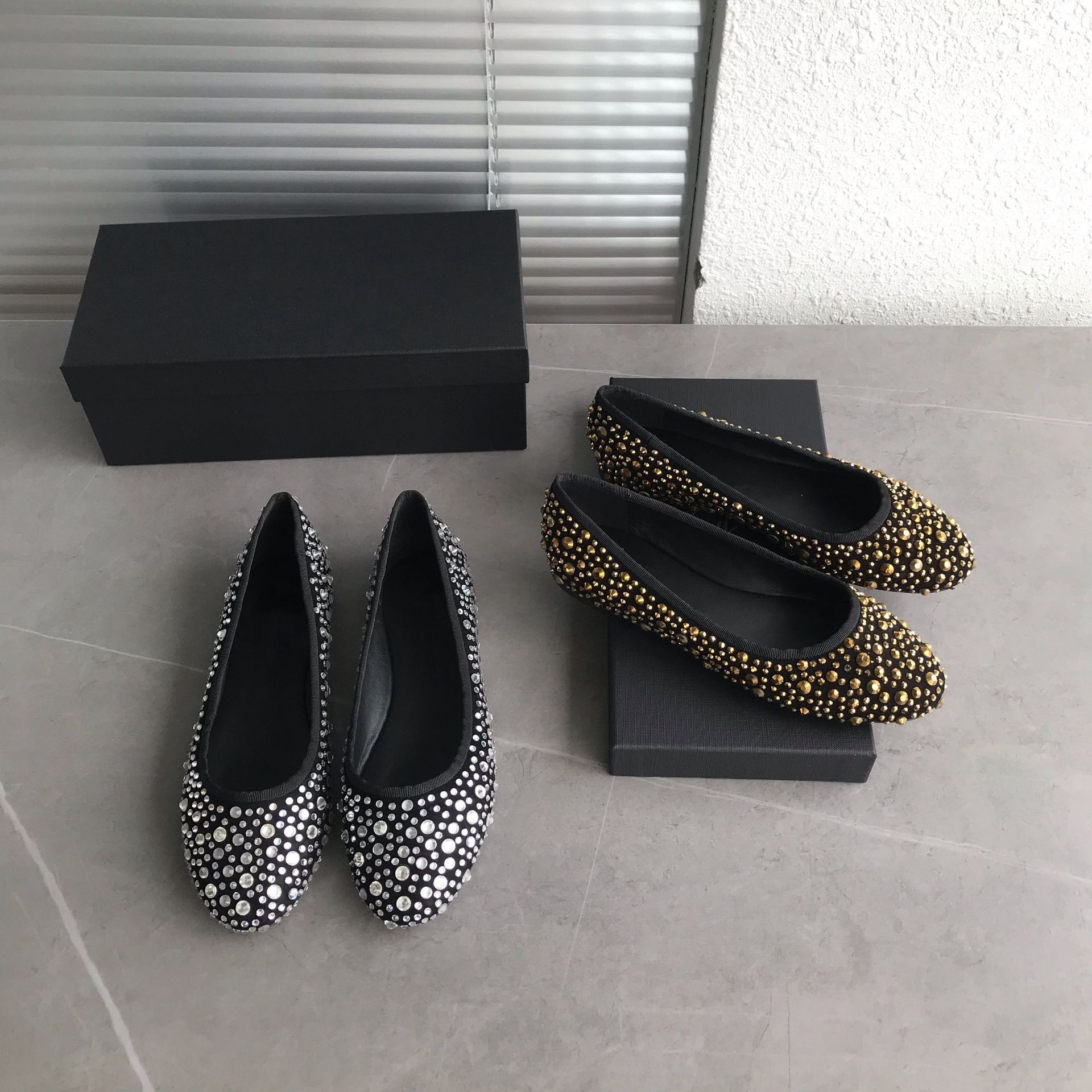 gz单鞋水钻圆头单鞋羊皮芭蕾女鞋水晶鞋春夏新款-阿里巴巴