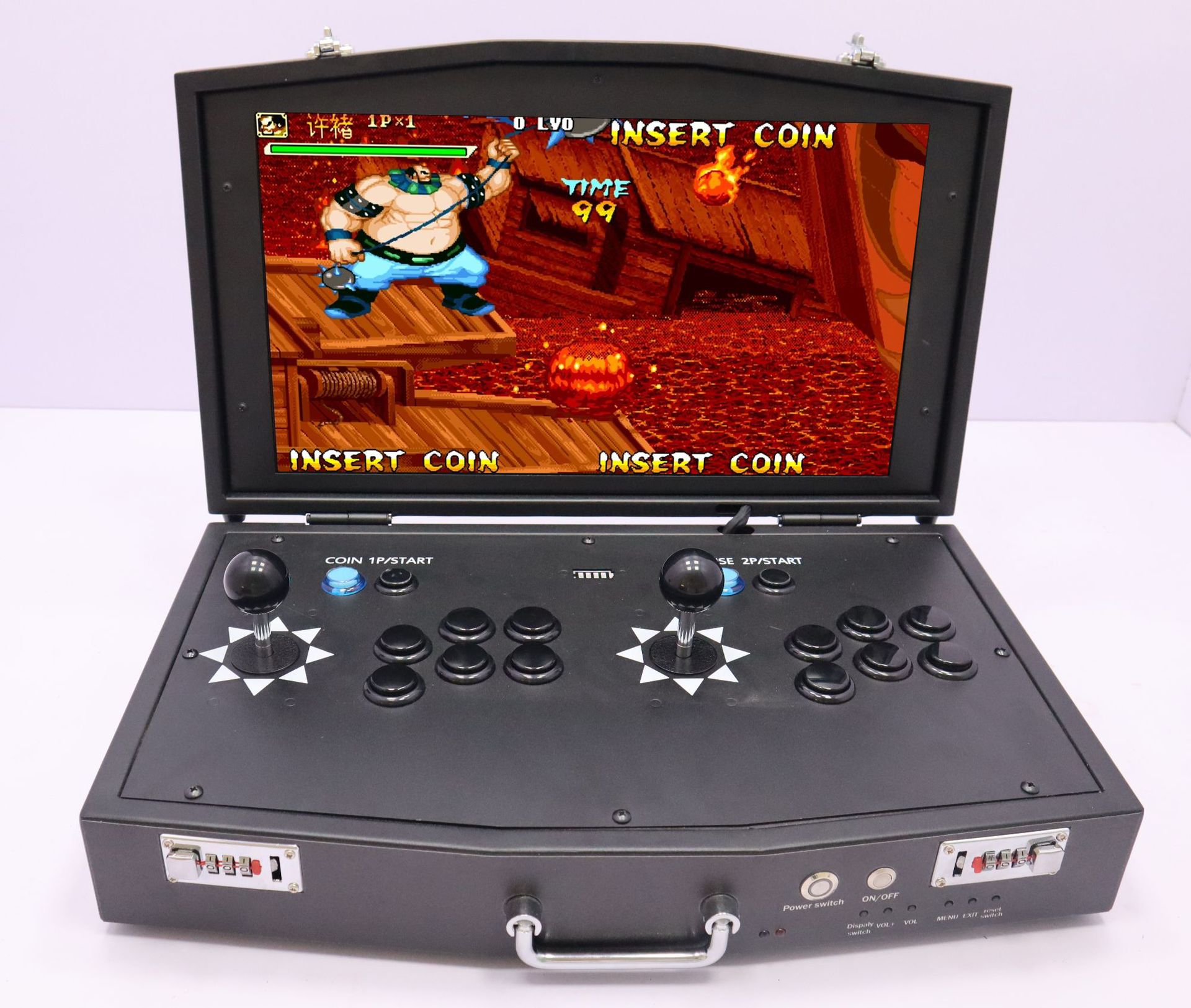 5寸潘多拉双人摇杆控台3d月光宝盒街机手提箱便携式怀旧街机