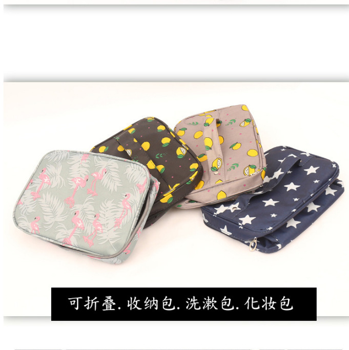 Factory Direct Supply Travel Cute Portable Waterproof Cosmetics Storage Bag Large Capacity Ins Korean Style Cosmetic Bag Manufacturer