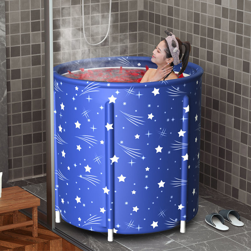 洗澡桶大人家用全身折叠浴桶洗澡盆泡澡桶浴缸加厚沐浴桶泡澡神器