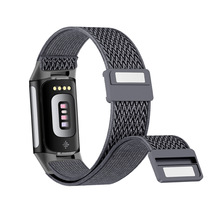 适用fitbit charge6 versa4 versa3 charge5智能手环磁吸扣表带新