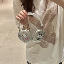 可爱KT猫适用苹果airpods max保护套头戴式耳机保护壳卡通透明女