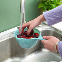 M204厨房加厚水瓢塑料水舀子家用短柄水壳汤勺加深平底厨房舀漂流