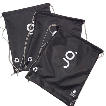 涤纶210d束口袋牛津布抽绳拉绳收纳背包袋rpet环保双肩抽绳背包