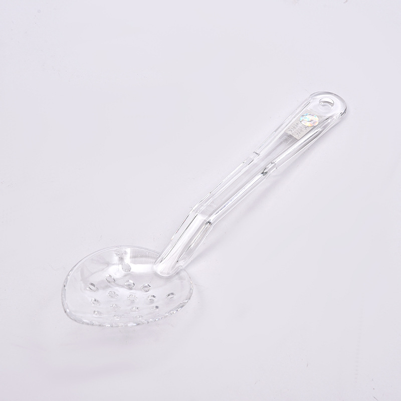 PC Acrylic Transparent Jam Spoon with Hook Oz Spoon Measuring Spoon Juice Shell Syrup Milk Tea Bubble Spoon
