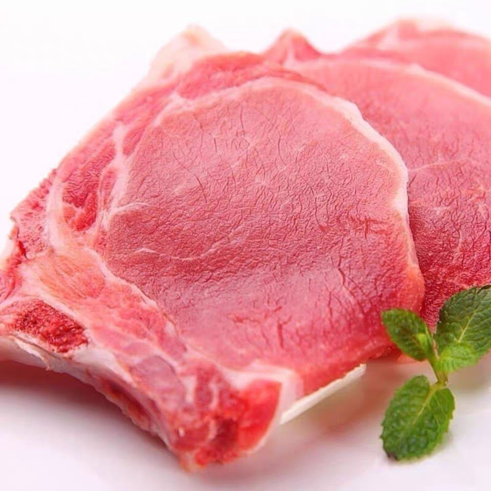 5斤顺丰包邮 猪大排新鲜猪排大排片 带骨猪肉大排面饭店食堂社区