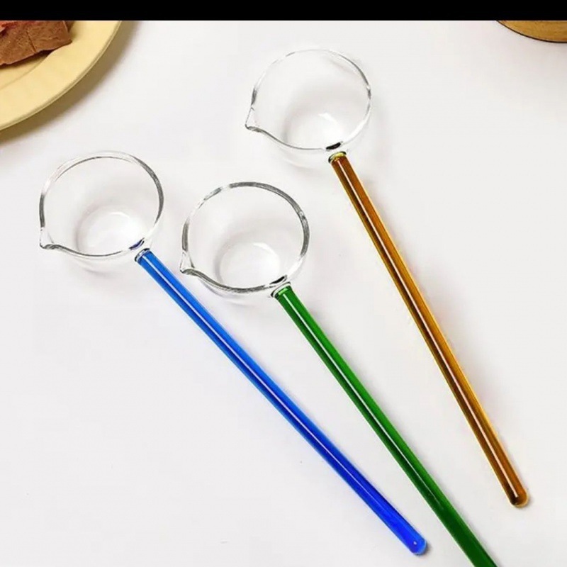 Borosilicate Heat-Resistant Glass Spoon