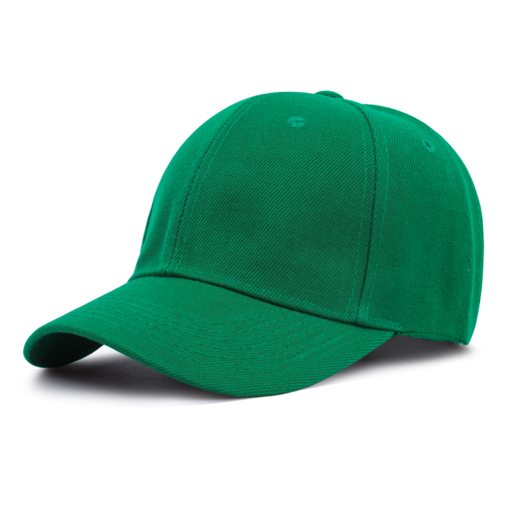 Logo Hat Advertising Promotion Volunteer Peaked Cap Female Fur Green Solid Color Light Board Baseball Cap Men's Wholesale