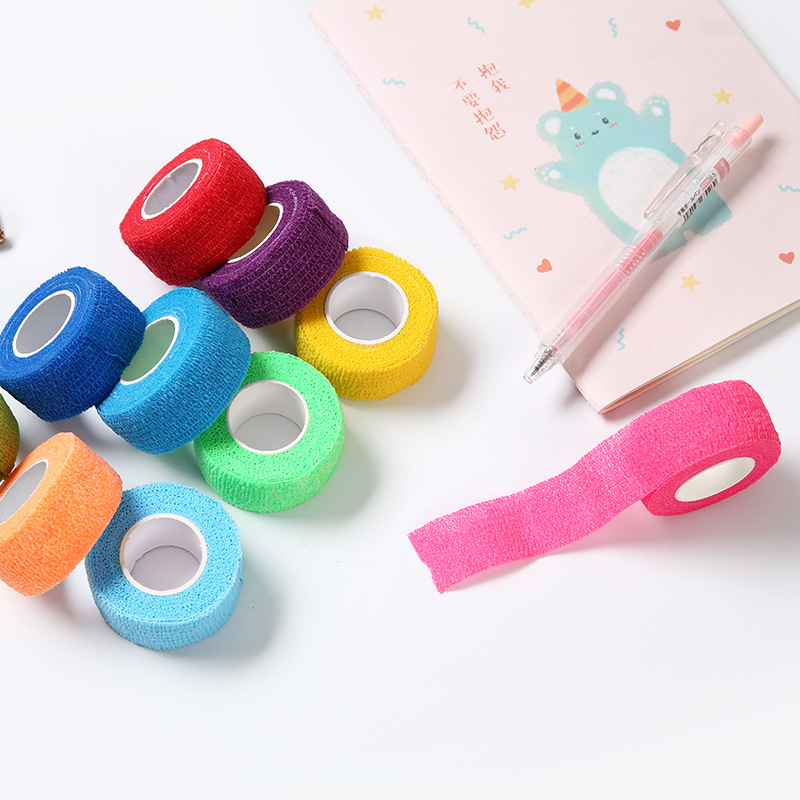 厂家直销护指绷带自粘学生写字缠手指套保护套防磨防茧护手胶带布