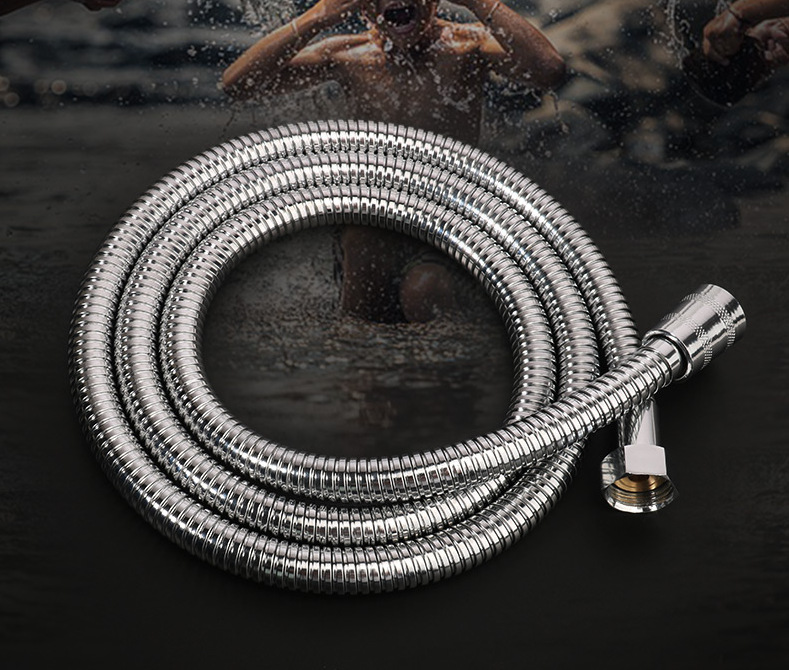 防爆花洒304不锈钢淋浴管喷头配件水管浴室热水器管1.5米淋浴软管