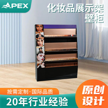 厂家供应时尚彩妆柜亚克力化妆品展示柜展示架多层烤漆背柜壁柜