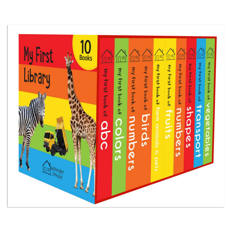 英文原版my first worlds启蒙单词书my first library第一图书馆